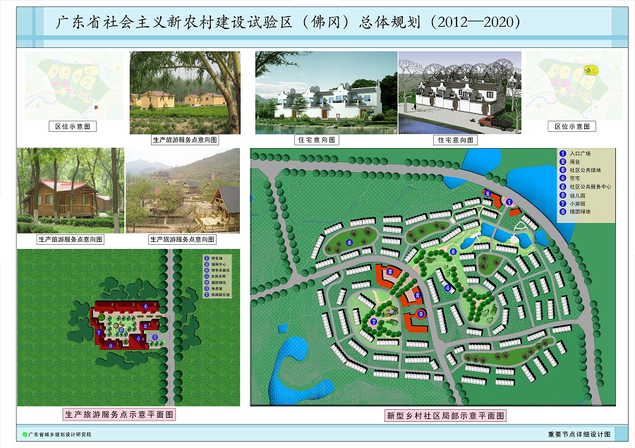 《广东省社会主义新农村建设试验区(佛冈)总体规划(2012-2020)》批前