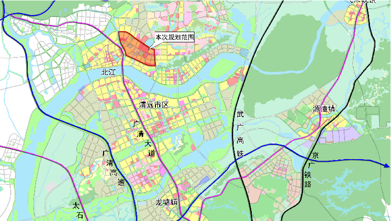 清远市东城片区控制性详细规划整合与修编