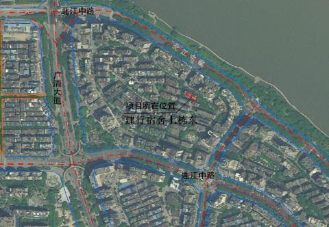 建行宿舍七栋区位图