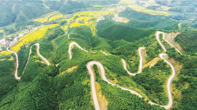 连山黑山盘山公路