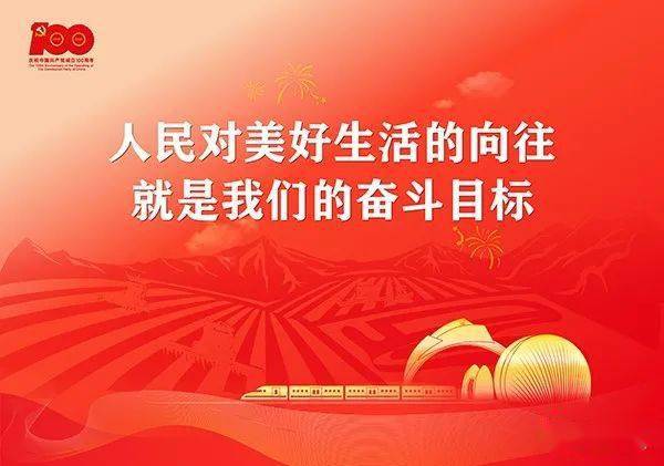 庆祝建党100周年庆祝中国共产党成立100周年宣传画