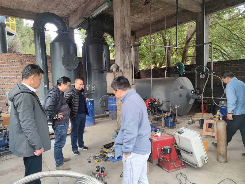 清远市生态环境局连山分局开展岁末年初生态环境领域安全生产检查工作