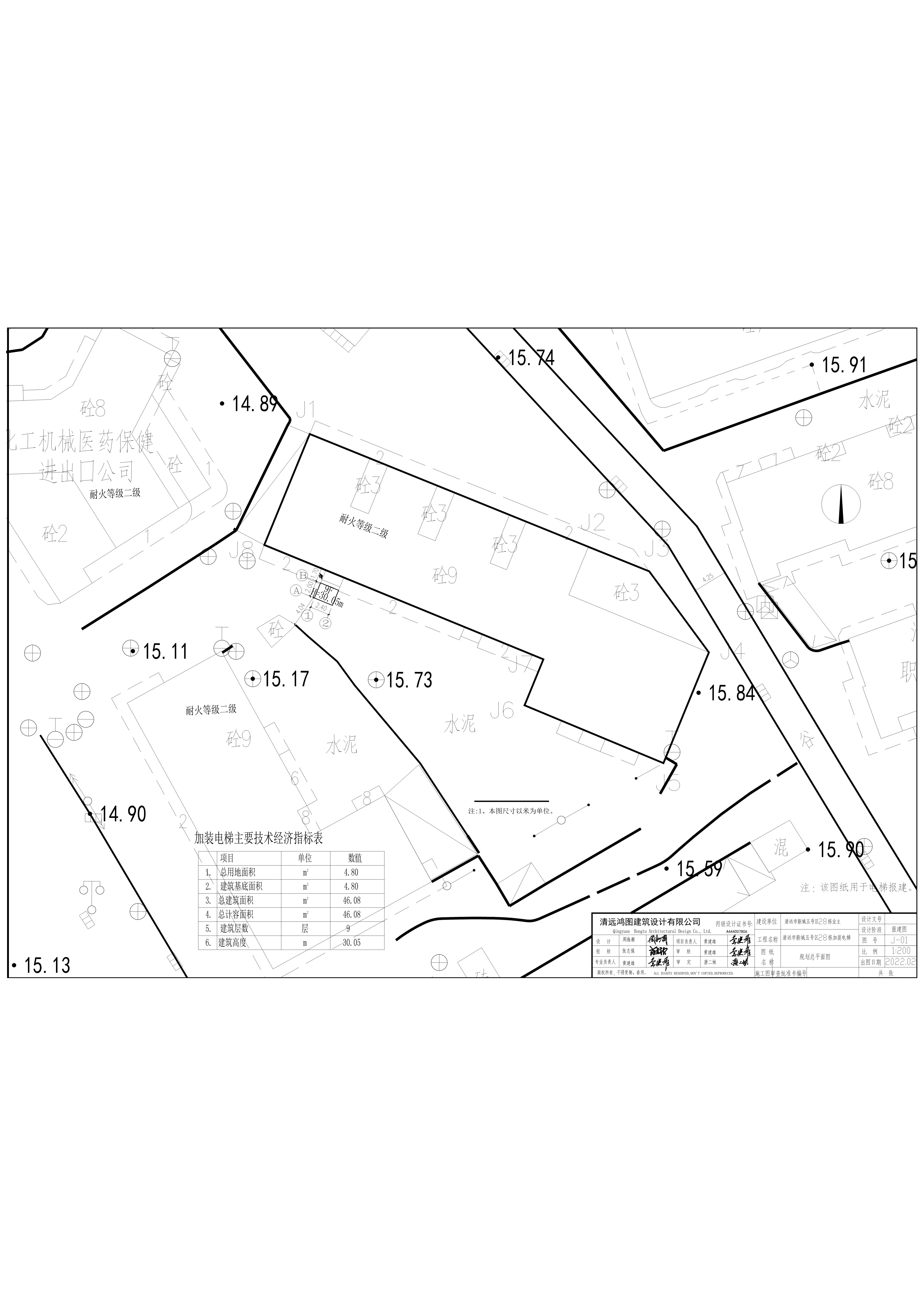 新城五号区28栋加装电梯 建筑总平面图20220414_t3-Model_1.jpg