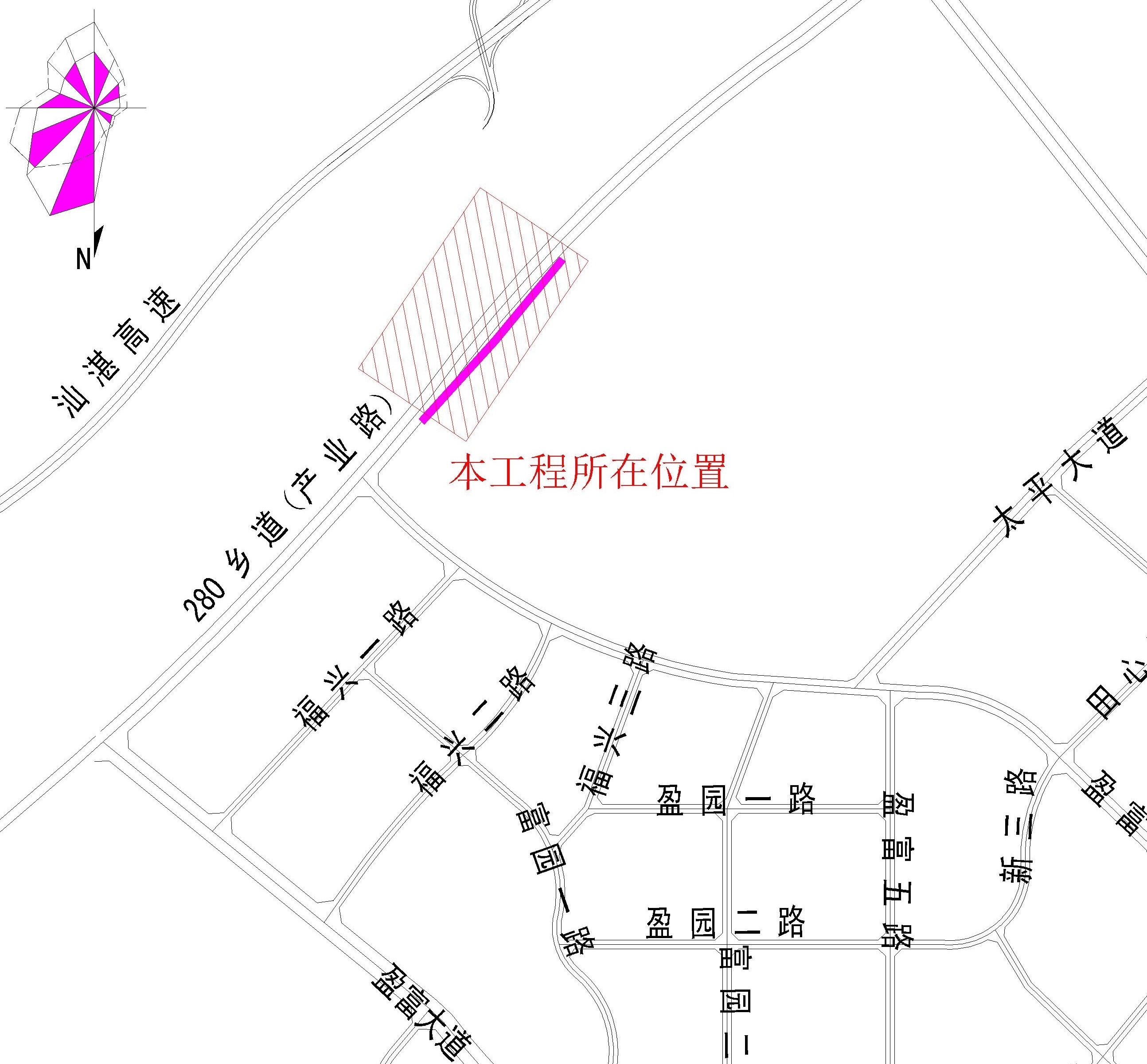 2022.6.27-38清远市清新区太平镇280乡道（良山二村——谷城矿业路口）燃气管道工程 -布局1.jpg