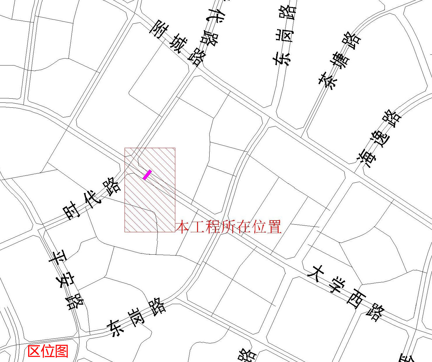 清远市时代倾城正哥菜餐厅市政中压燃气管道工程-区位图.jpg