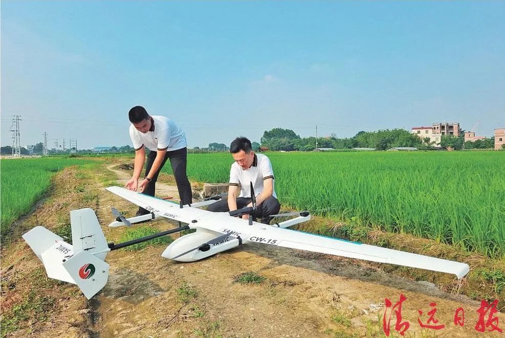 无人机助力我市农险理赔快而准