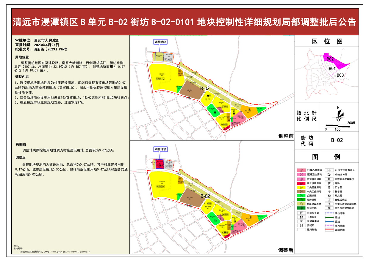 22清远市浸潭镇区B单元B-03街坊B-02-0101地块控制性详细规划局部调整批后公告.jpg