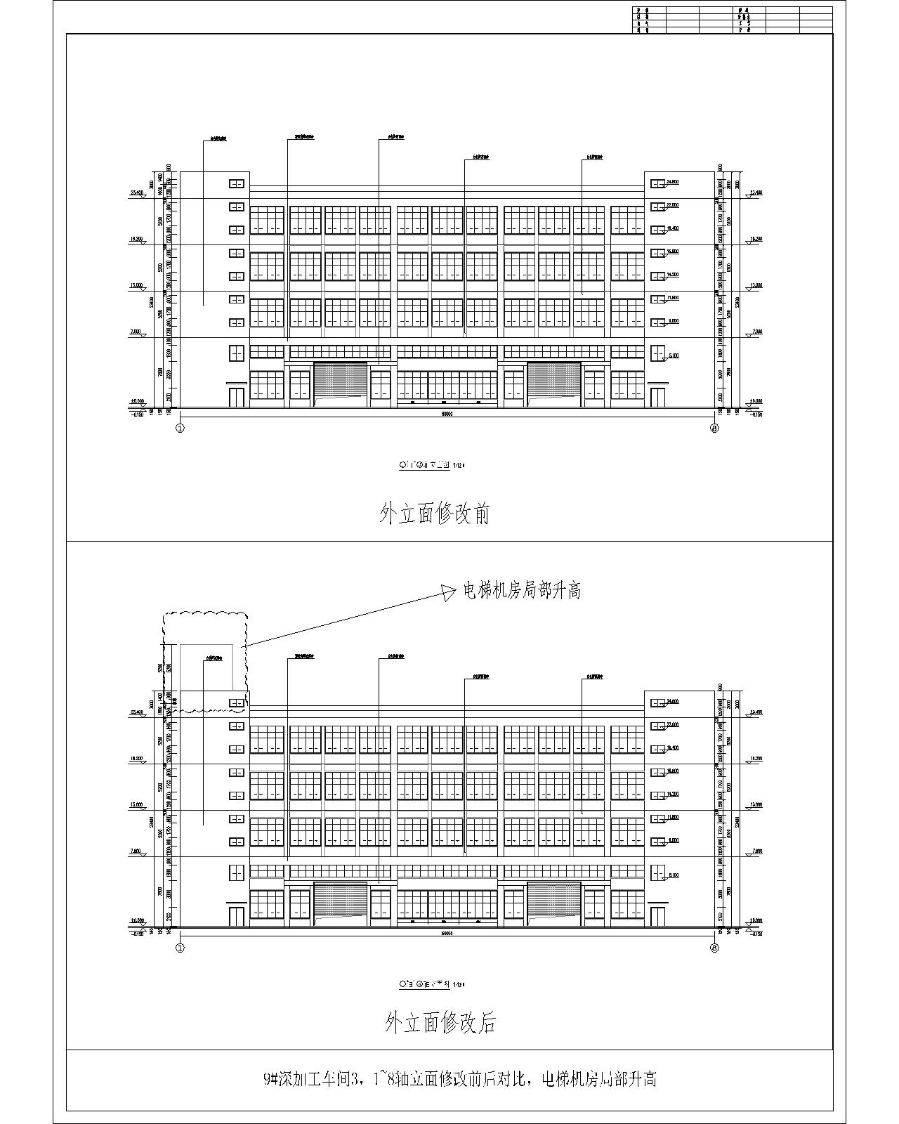 9#、1~8轴立面外立面修改前后对比（电梯机房局部升高）.jpg