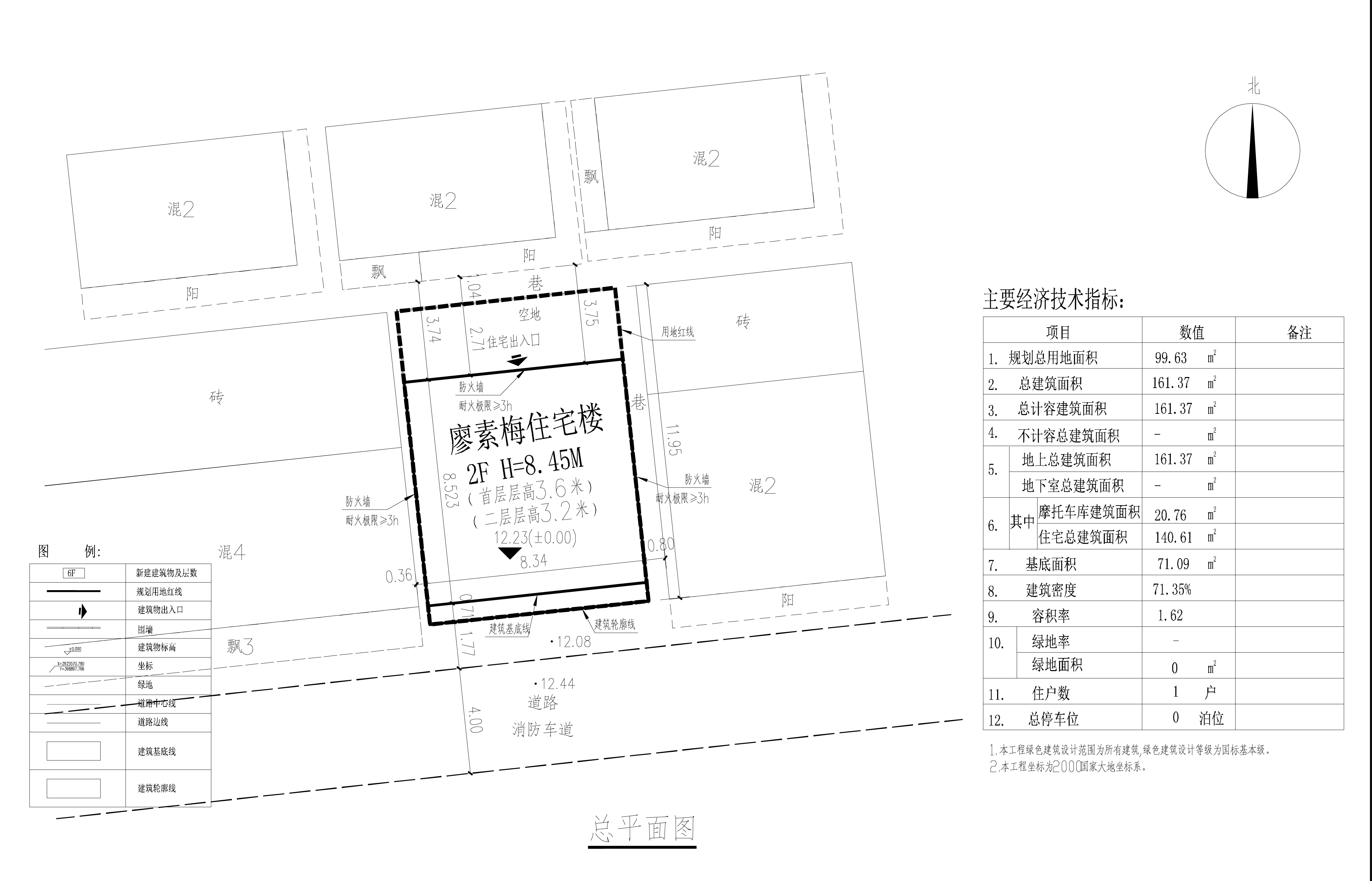 廖素梅住宅楼 （危房重建）总平面图.jpg
