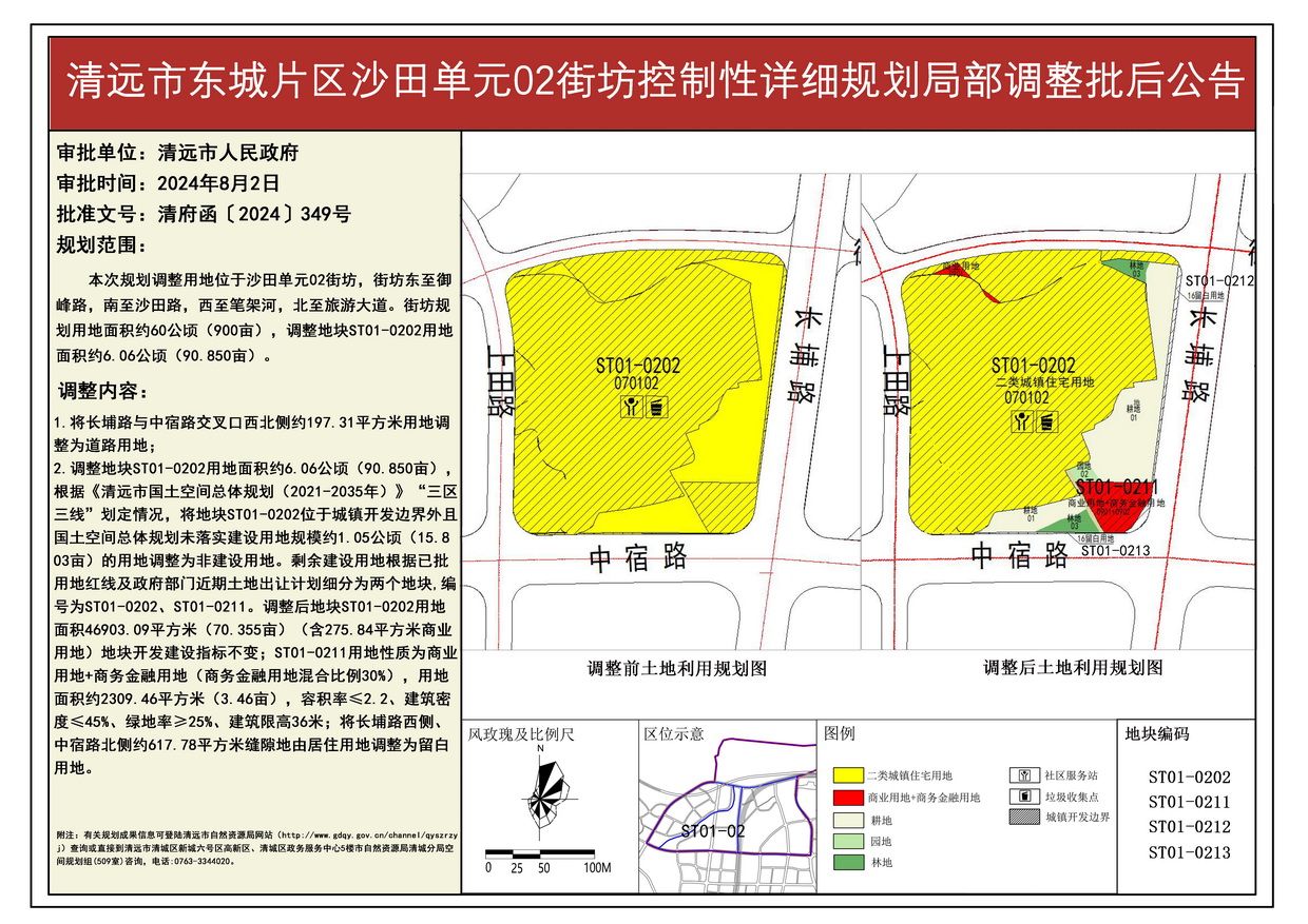 《清远市东城片区沙田单元02街坊控制性详细规划局部调整》批后公告--s.jpg