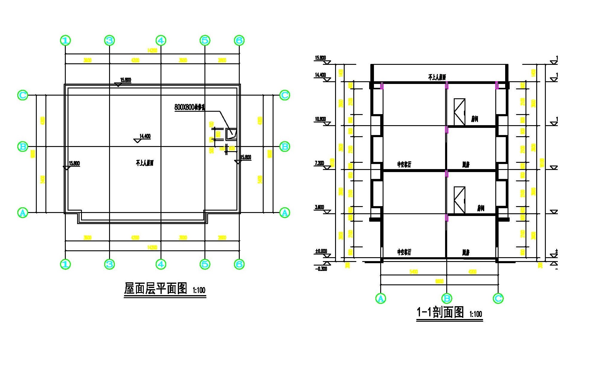 屋面层、1-1剖面.jpg