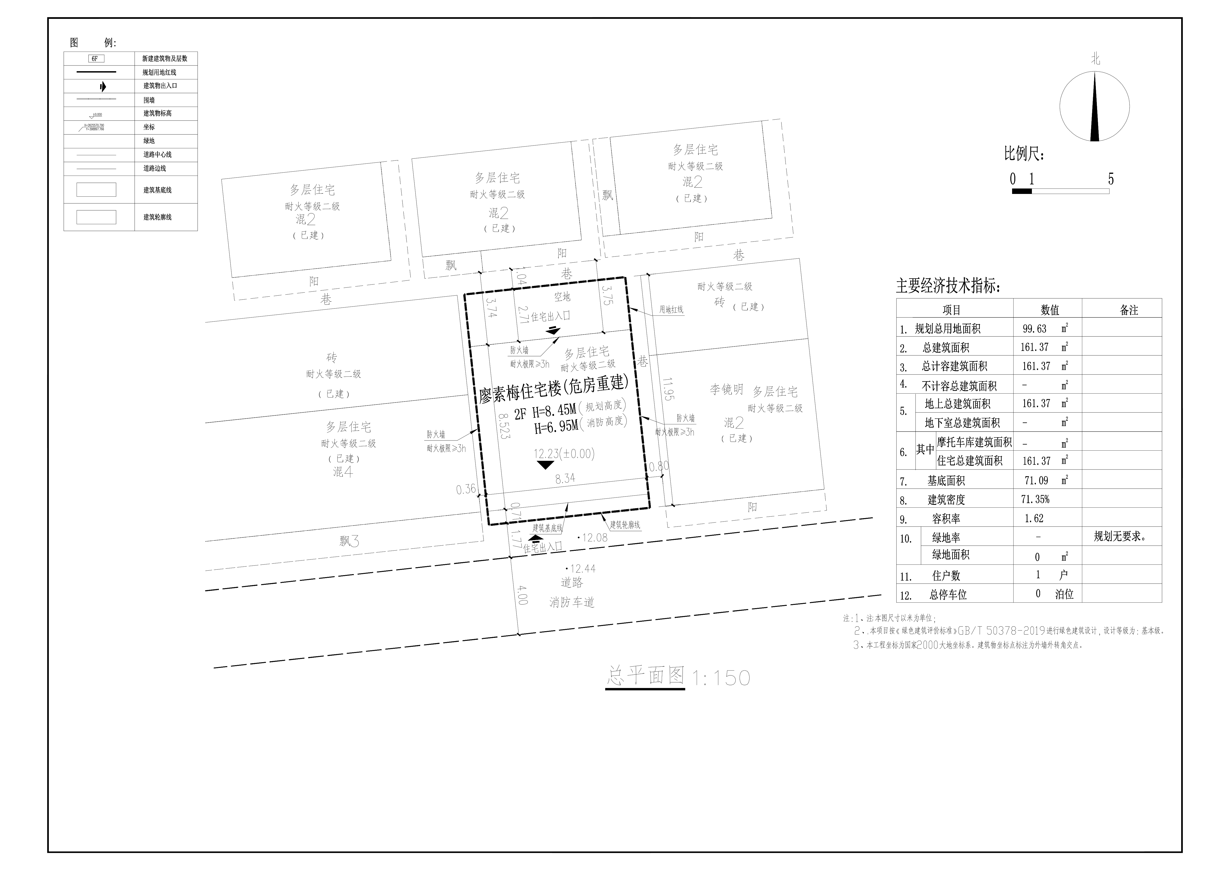 廖素梅住宅楼 （危房重建）总平面图.jpg