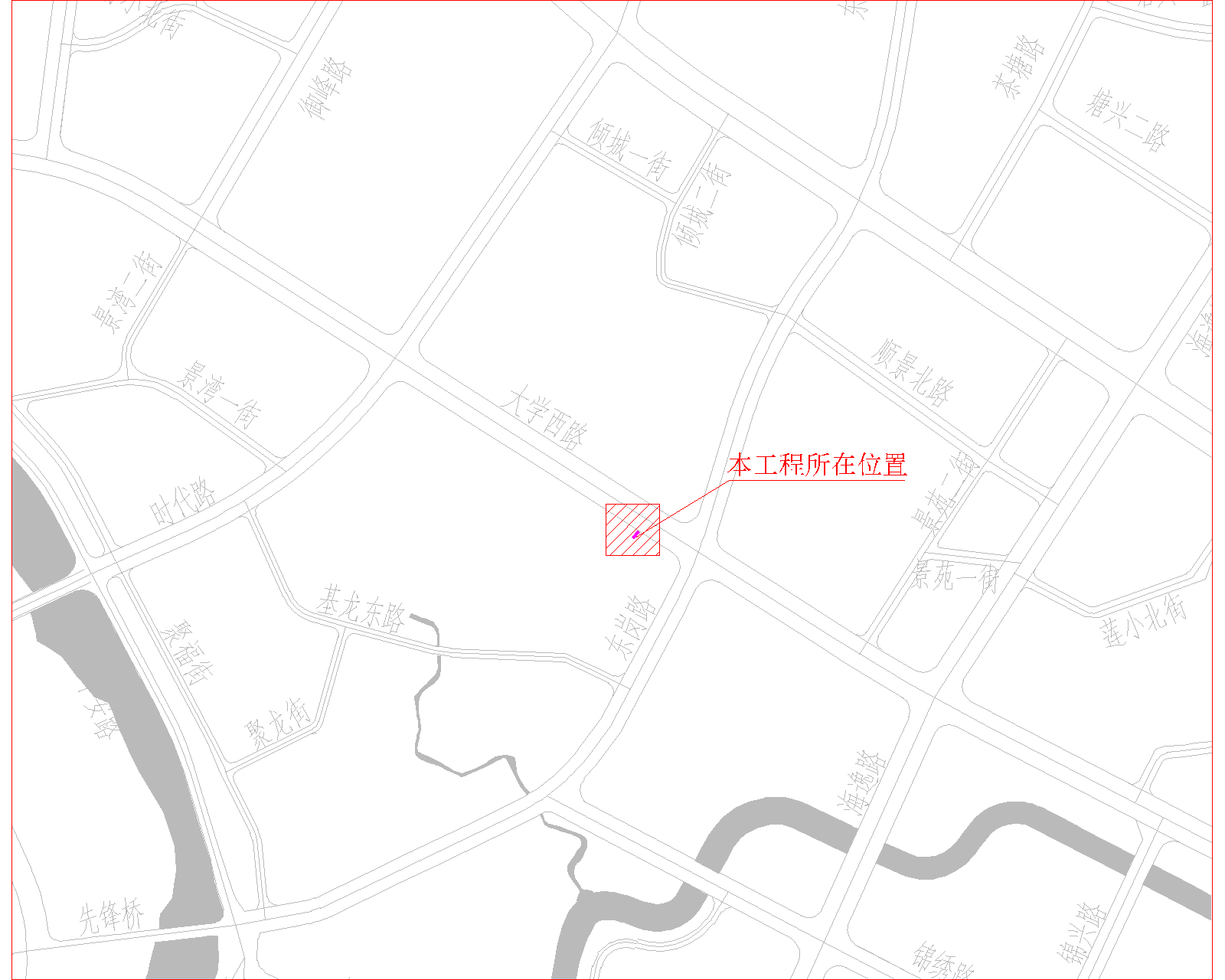 清远市东城大学西路（星华美食段）市政中压燃气管道工程.png