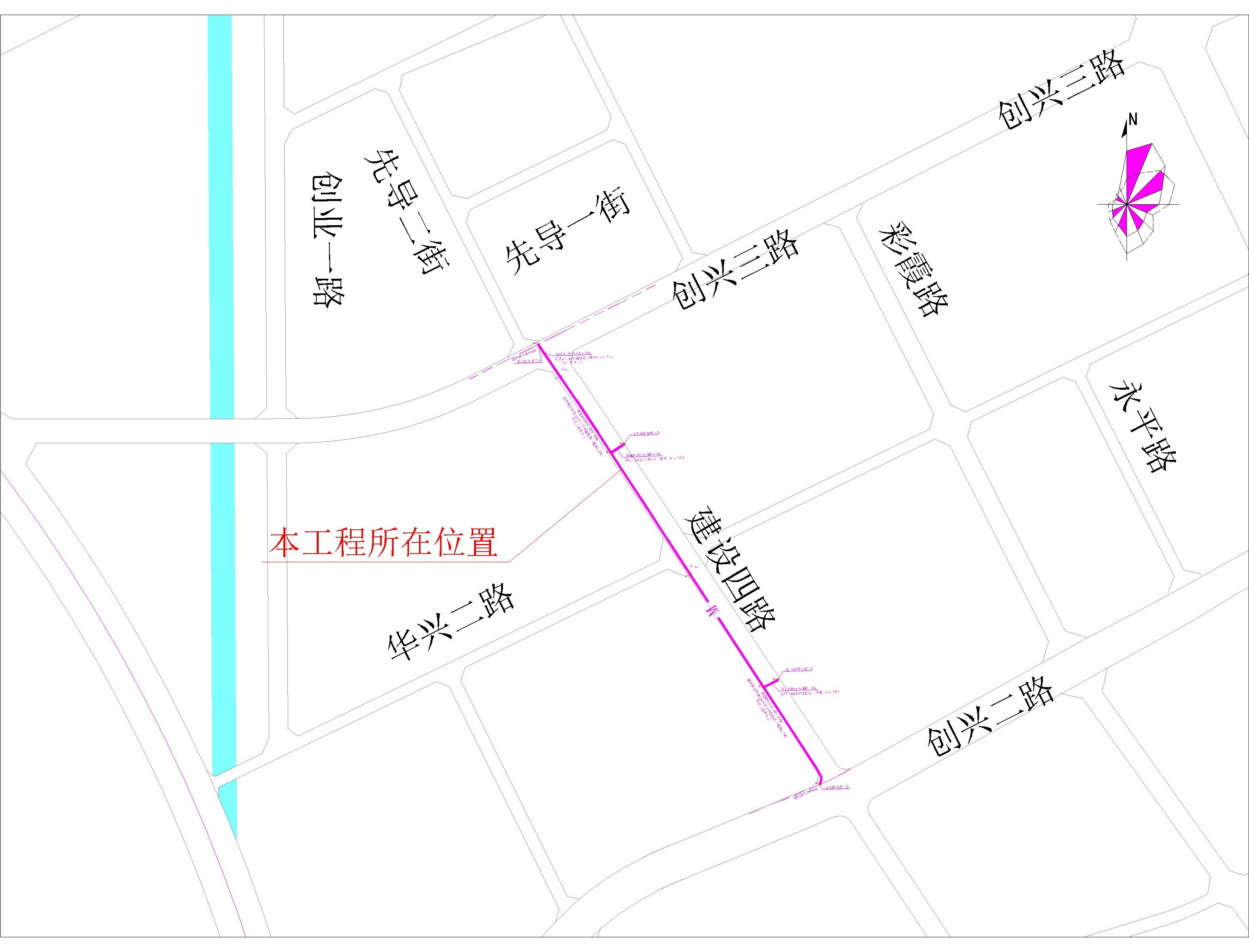 高新区建设四路燃气管道连接工程区位图.jpg