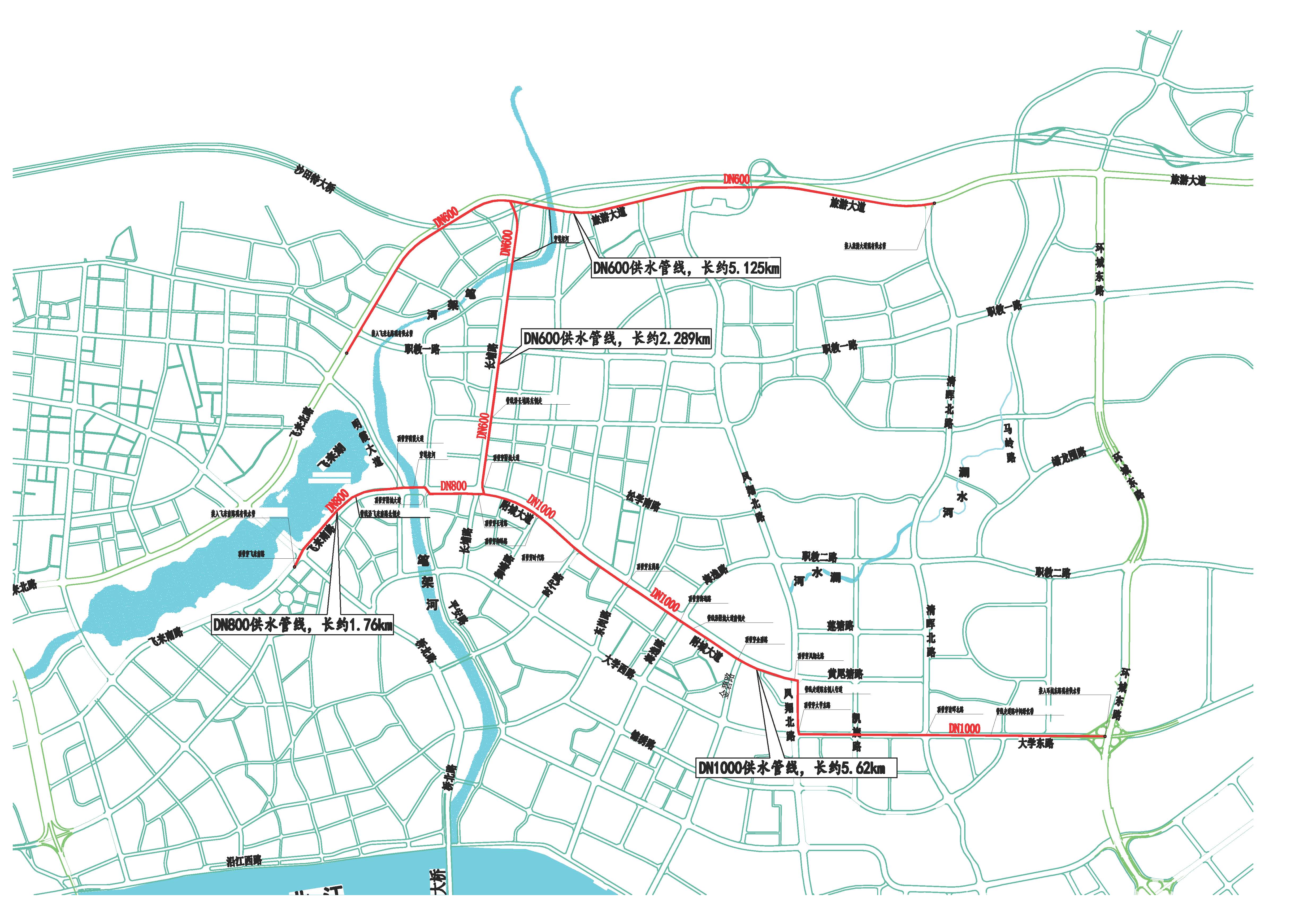 总平面布置图-清远市中心城区及连州市区、佛冈县城供水管网改造工程(子项目清远市中心城区水资源优化配置及水系连通工程(一期))-Model.jpg